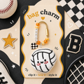 Personalized Volleyball Keychain
