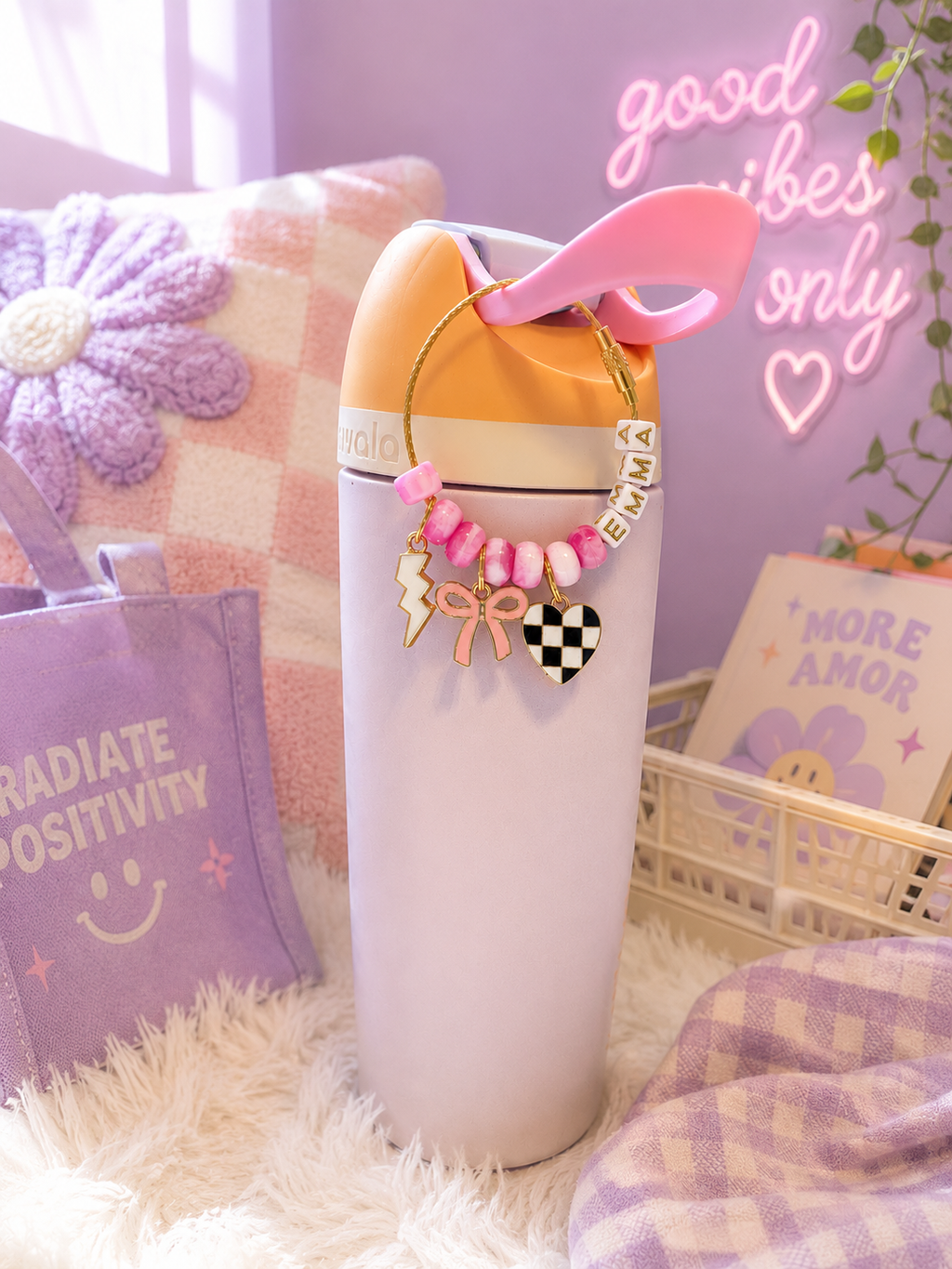 Water Bottle Charm with Personalization
