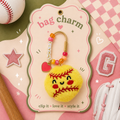 Personalized Softball Keychain