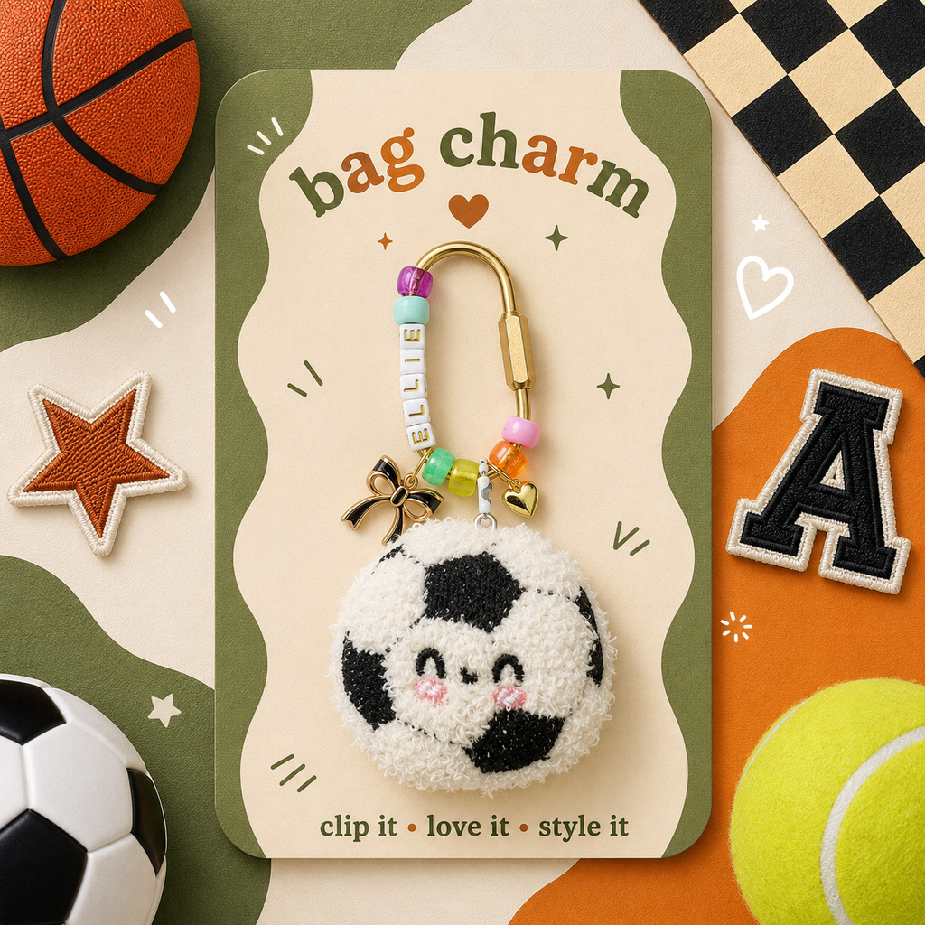 Personalized Soccer Keychain